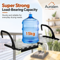 Auralen Home — Extendable Radiator Drying Rack with Foldable Stainless Steel Rods for Balcony Bathroom and Laundry Use
