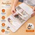 Auralen Home — Cartoon Shark Plush Coin Purse with Keyring and Zippered Storage for Coins, Earphones and Small Accessories