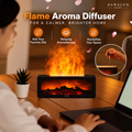 Auralen Home — Flame Aroma Diffuser with RGB Lighting and Remote Control for Home Aromatherapy and Humidifying