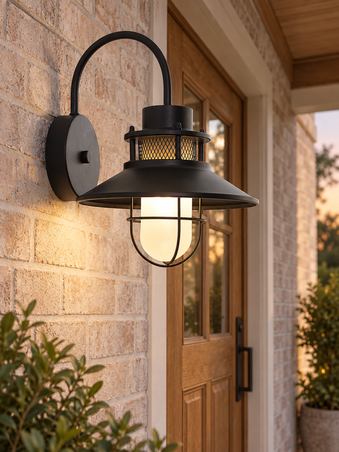 Auralen Home — felix outdoor wall lamp industrial waterproof light fixture, setting