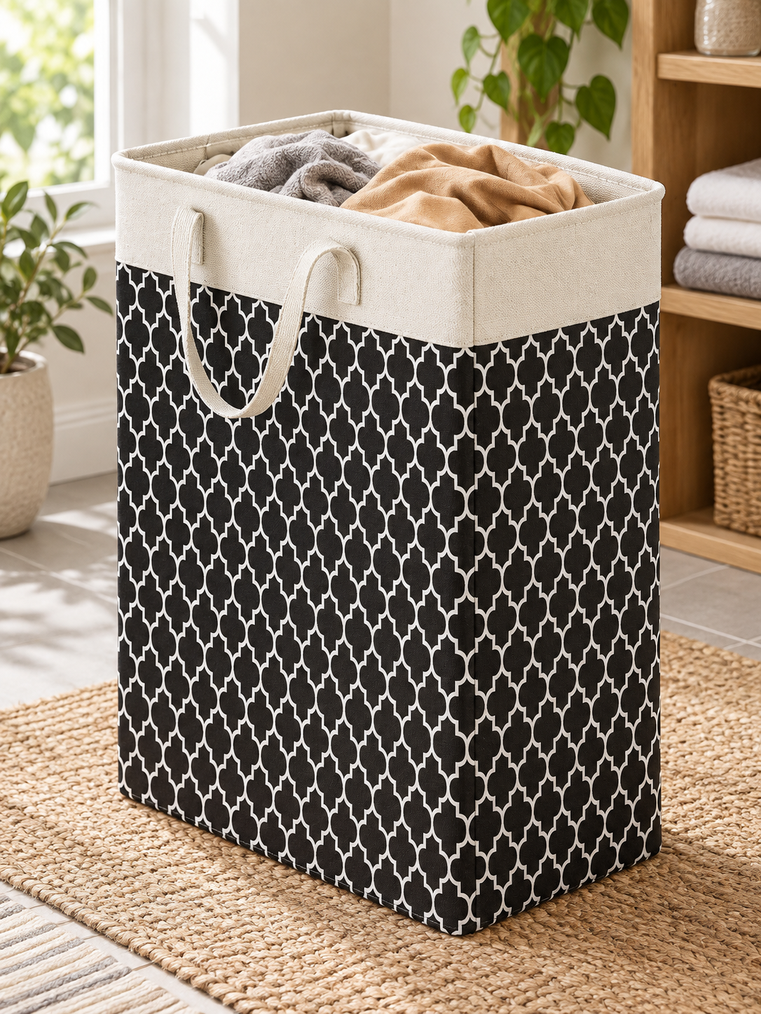 Lauva 75L Waterproof Laundry Basket — lifestyle photograph 2