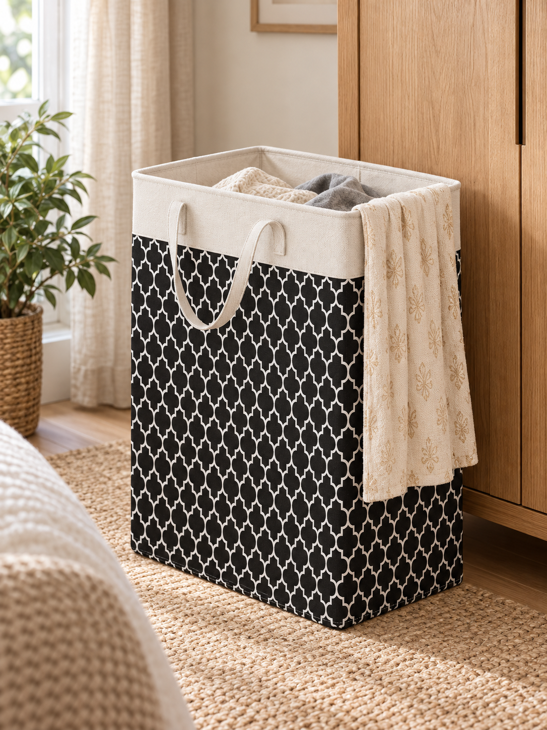 Lauva 75L Waterproof Laundry Basket — lifestyle photograph 3