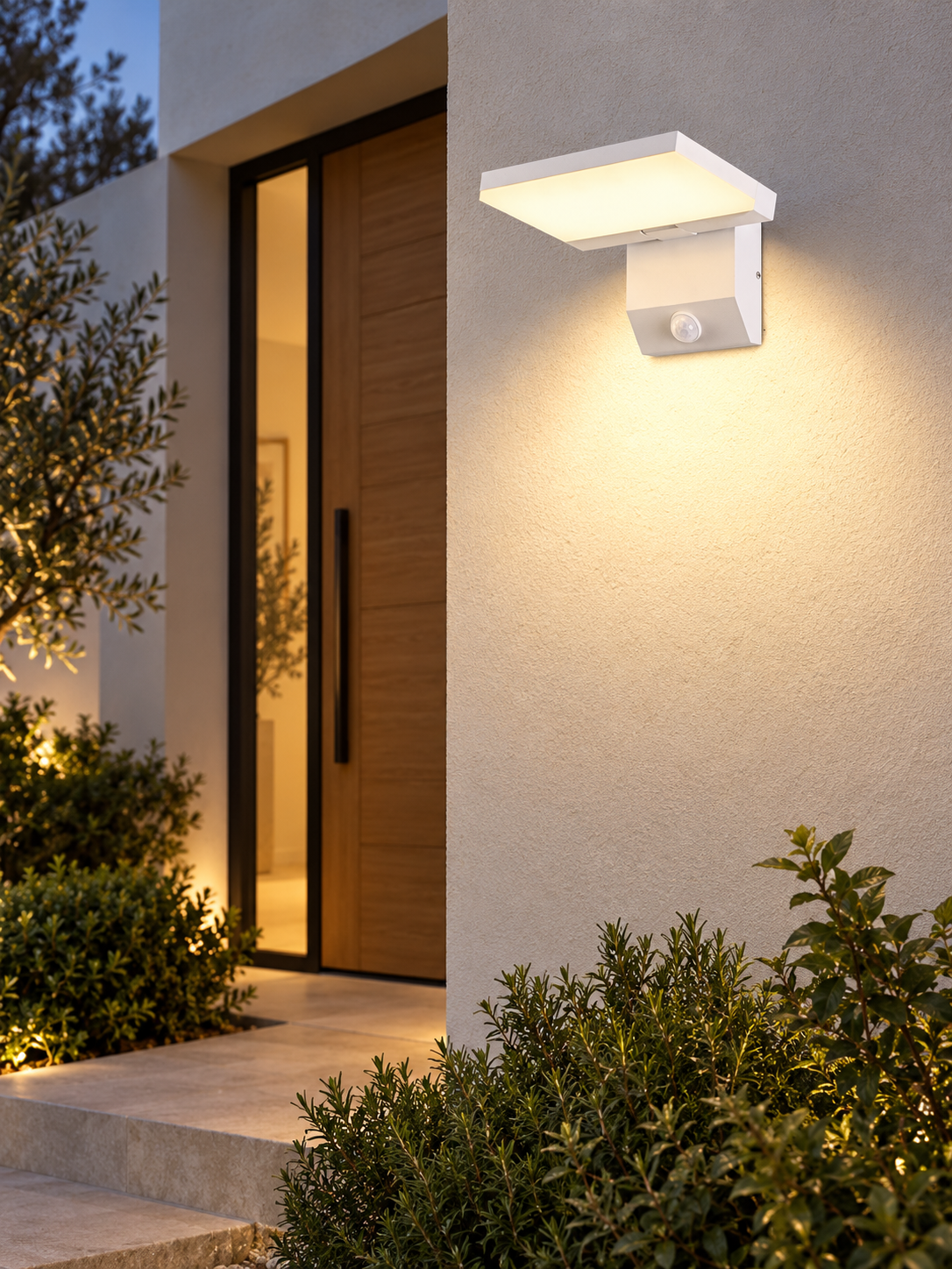 Auralen Home — lumifold outdoor wall light ip65 waterproof motion sensor option, setting