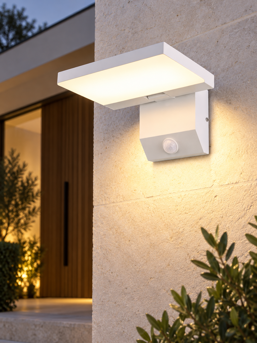 Auralen Home — lumifold outdoor wall light ip65 waterproof motion sensor option, detail