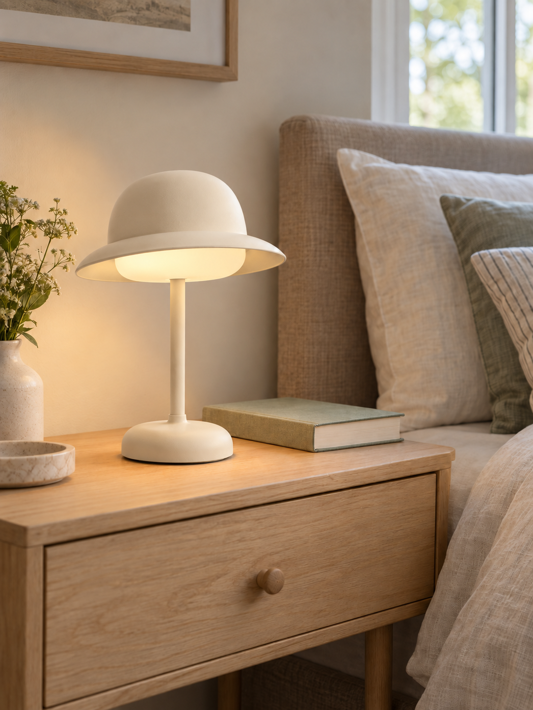 Rechargeable LED Hat-Style Desk Lamp interior scene 3