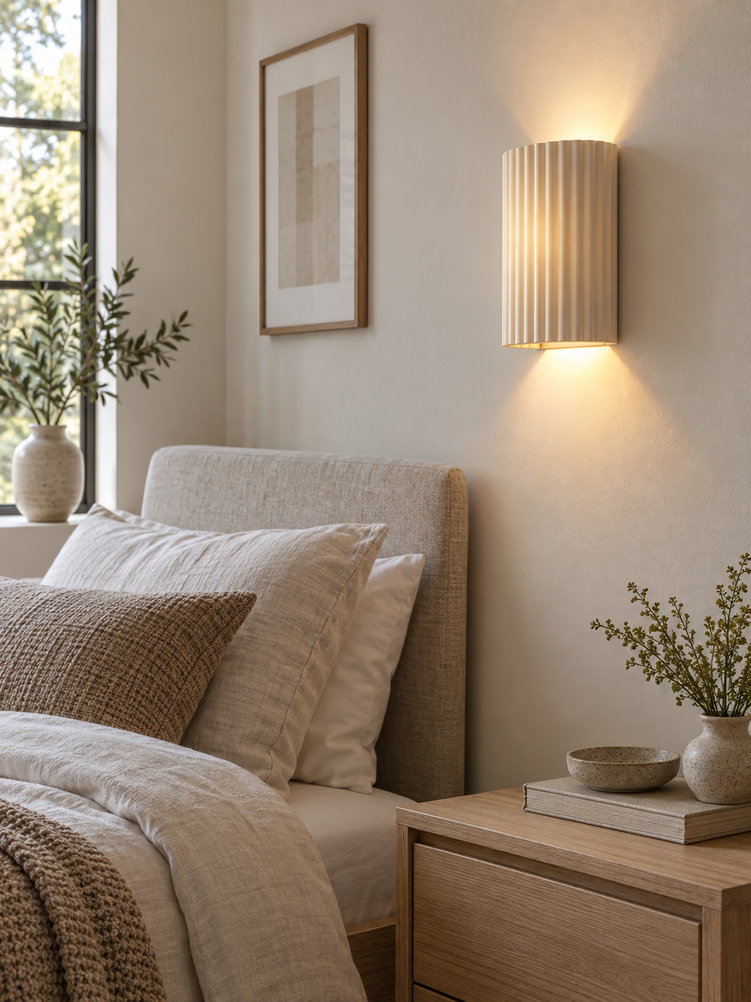 Nordic Modern Resin Wall Lamp - Sleek Wall Light interior scene 3