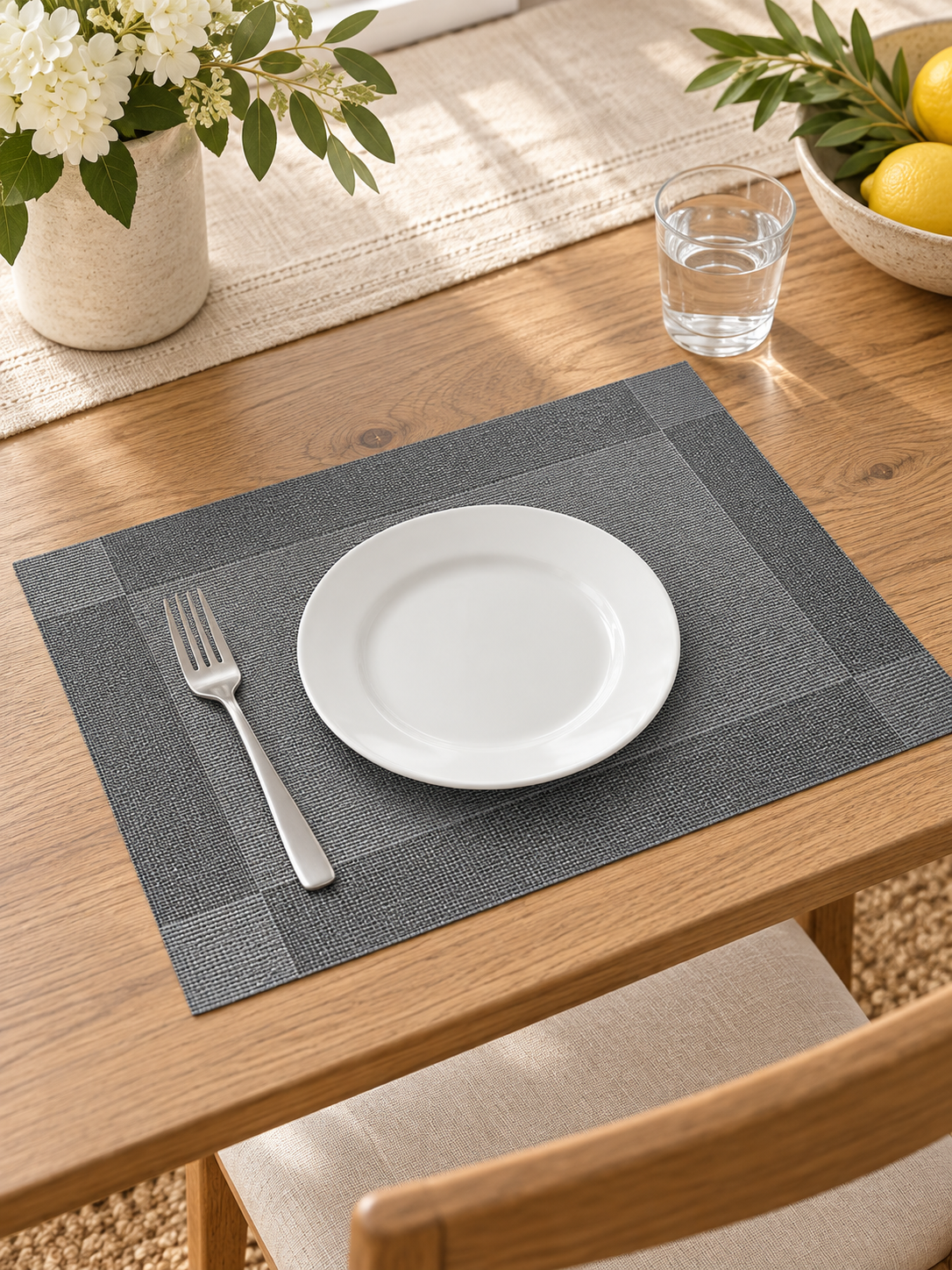 PlaciMat Woven PVC Placemats – Durable, Stylish Table Mats for Everyday Dining — lifestyle photograph 1