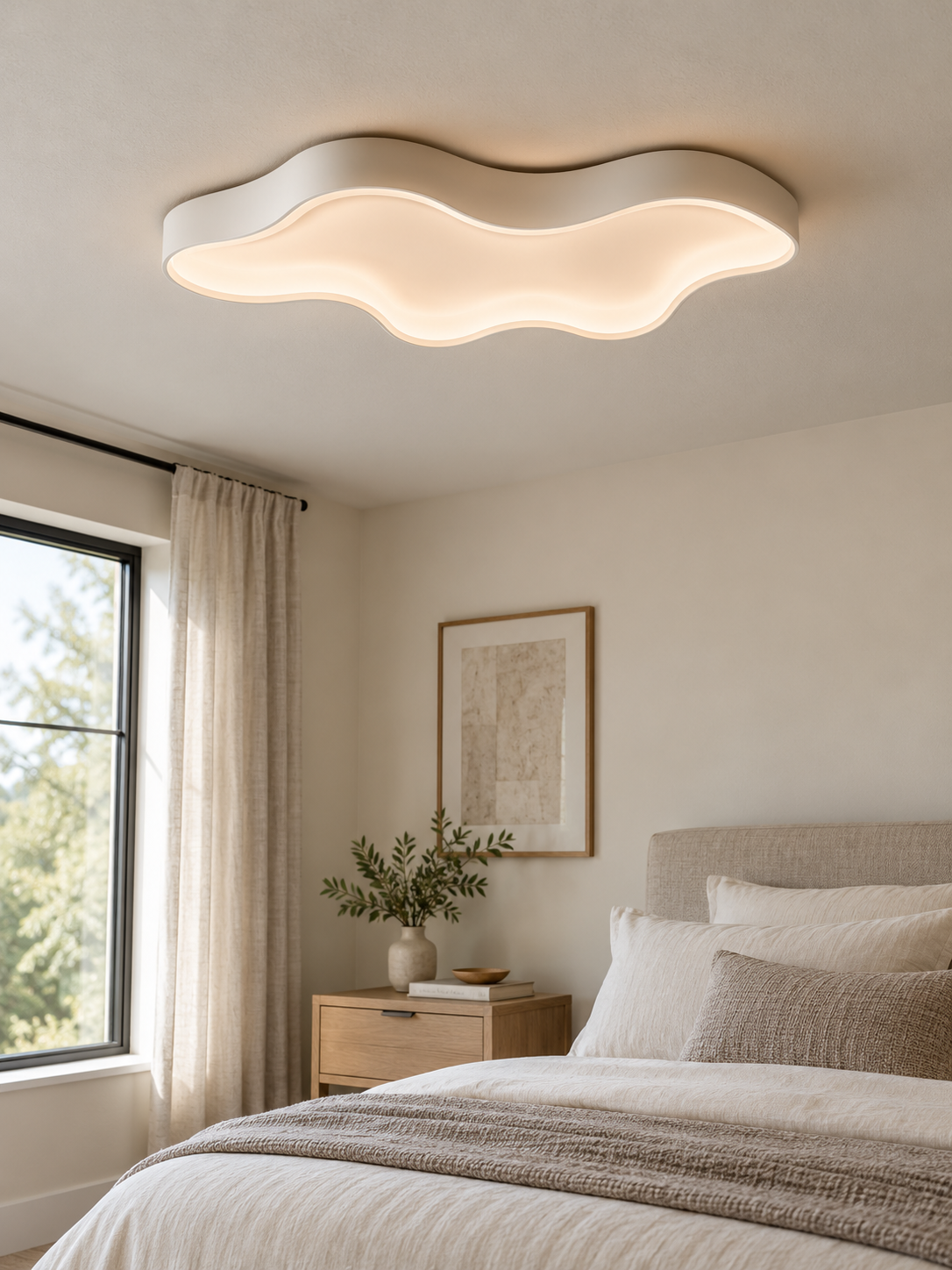 Ripple LED Ceiling Light Fixture interior scene 3