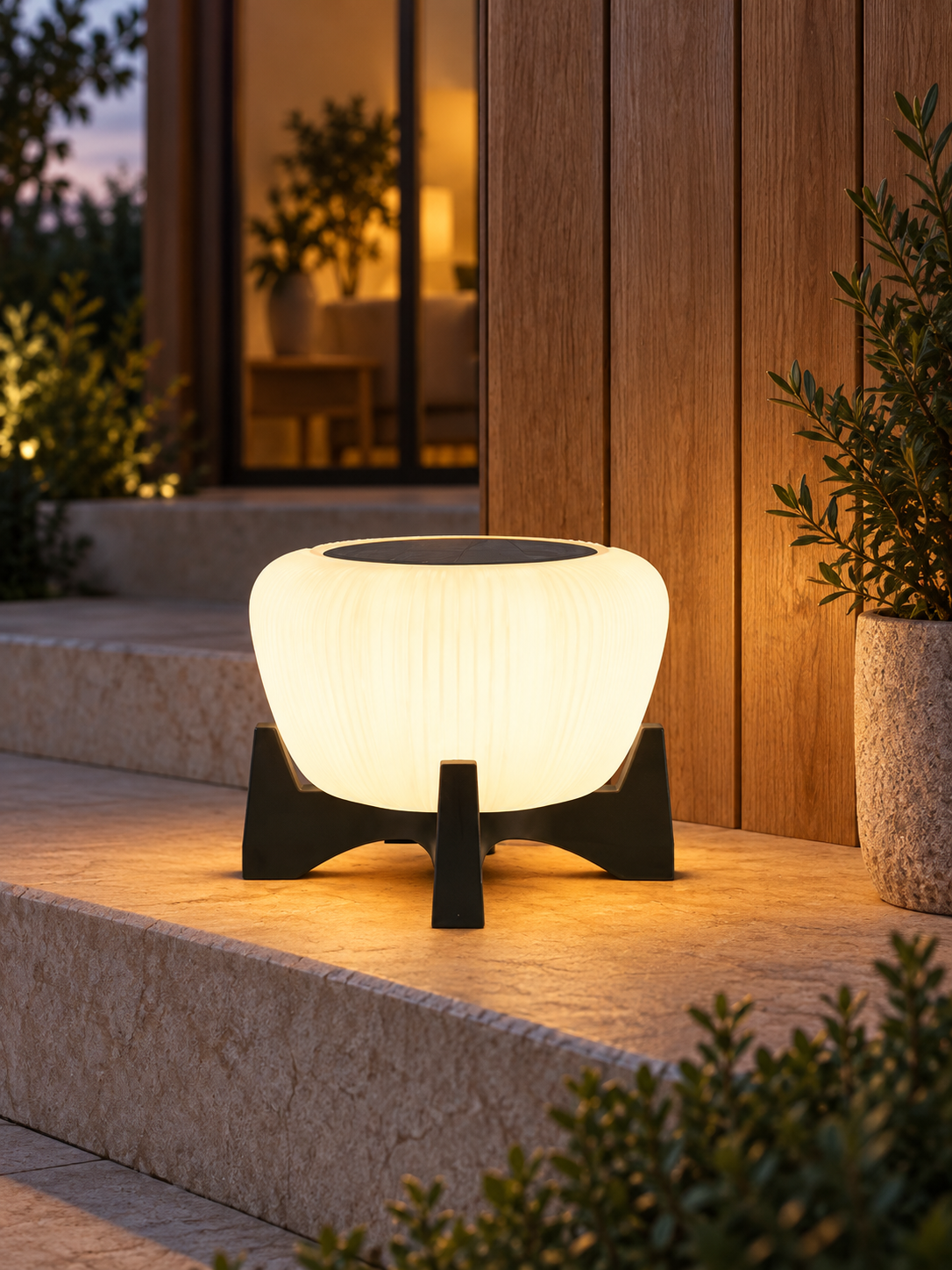 Auralen Home — solar landing light outdoor led pathway lamp, alternate view