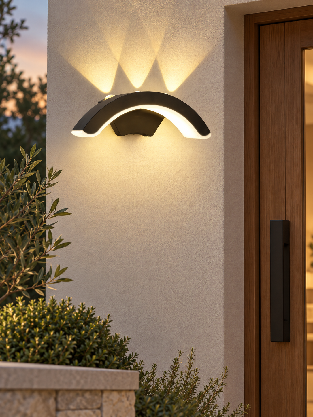 Auralen Home — stormlite waterproof outdoor wall light black exterior wall lantern, setting