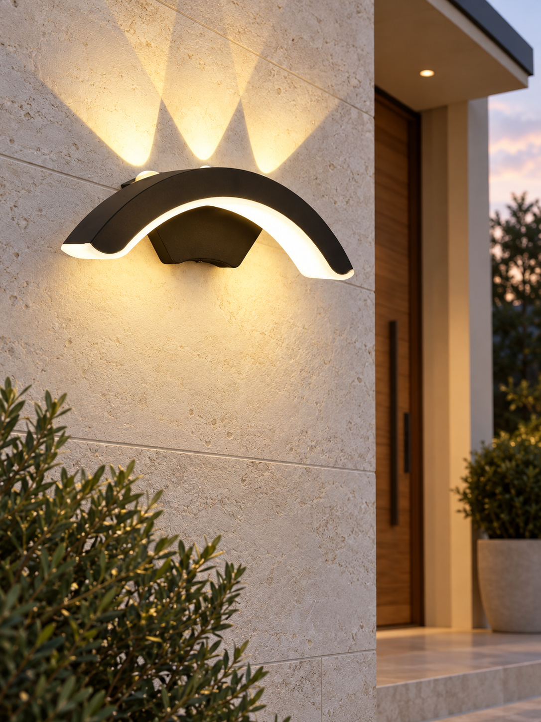 Auralen Home — stormlite waterproof outdoor wall light black exterior wall lantern, detail