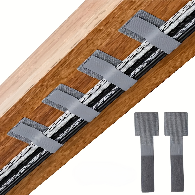 Reusable Cable Ties with Self Adhesive Adjustable Cord Organizer Straps for Desk Wire Management