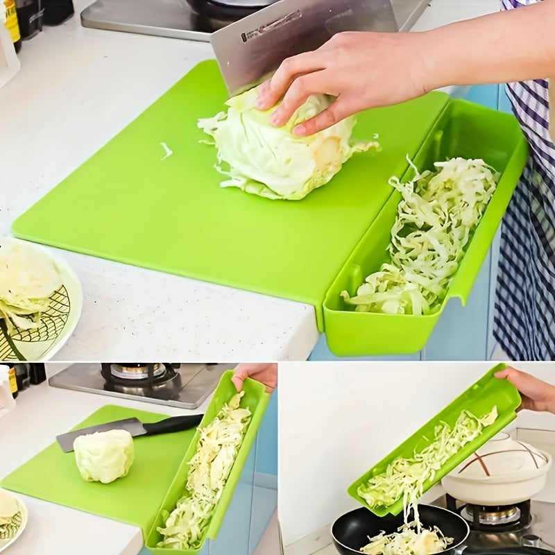 Two-in-One Chopping Board with Built-In Storage