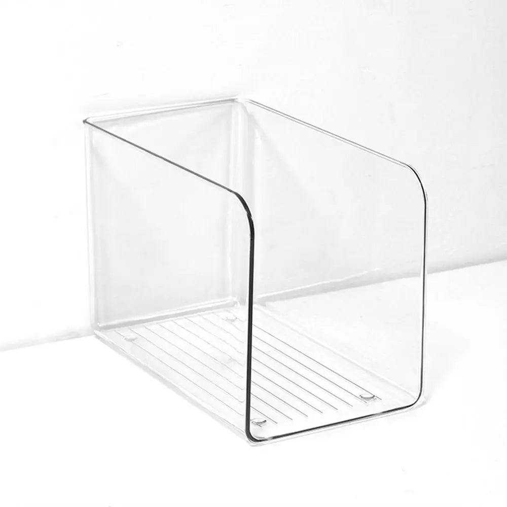 U-Shaped File Holder with Clear Acrylic Design for Documents, Books, and Desk Storage