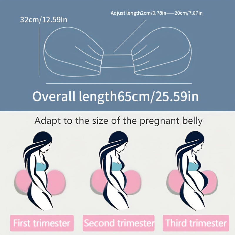 Ergonomic Adjustable Pregnancy Pillow for Ultimate Comfort and Support