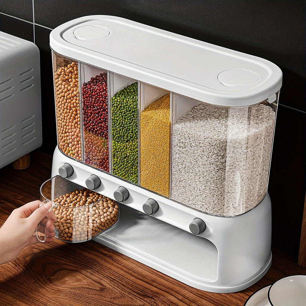 Versatile Multi-Compartment Grain Storage Container