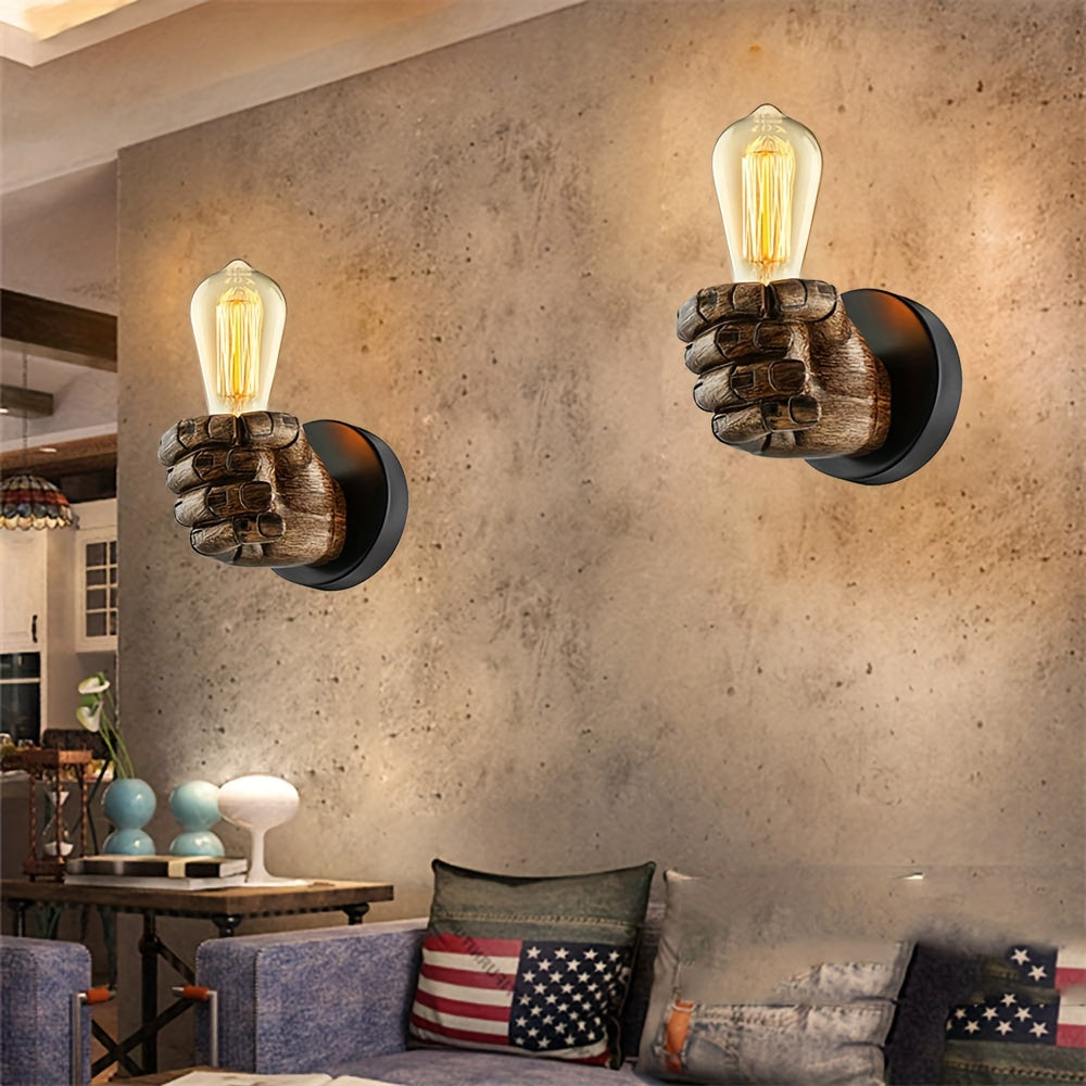 Industrial Handcrafted Wall Lamp