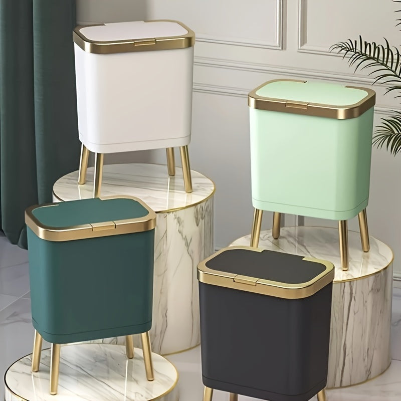15L Odour-Sealing Trash Can with Tight-Seal Lid