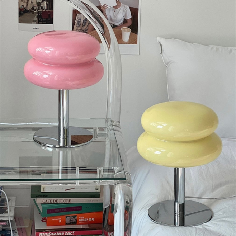 Italian Designer Glass Table Lamp - Sleek, Modern Illumination for Your Home
