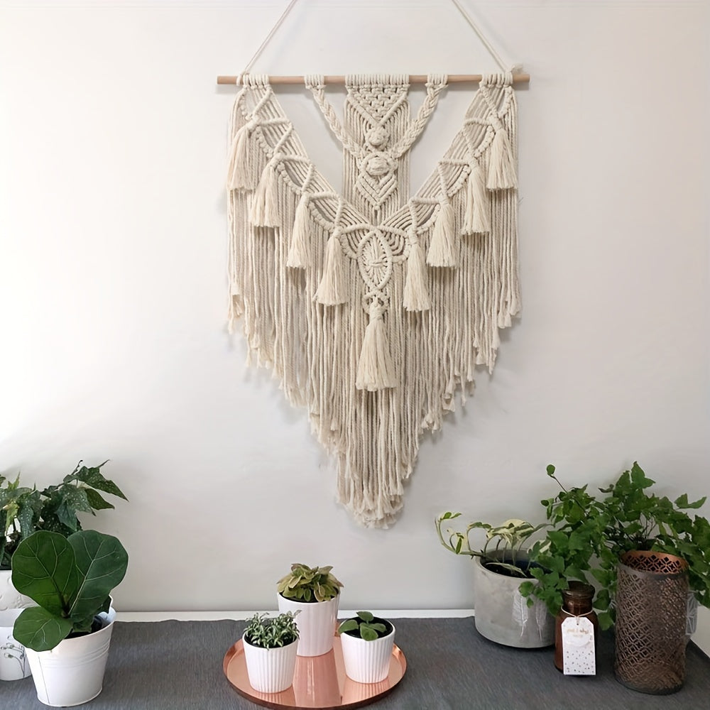 Bohemian Macrame Wall Art - Handcrafted Boho Wall Hanging
