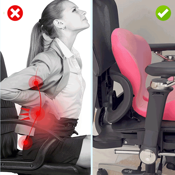Memory Foam Seat Cushion with Contoured Support Design for Office Chairs, Car Seats and Everyday Sitting Comfort