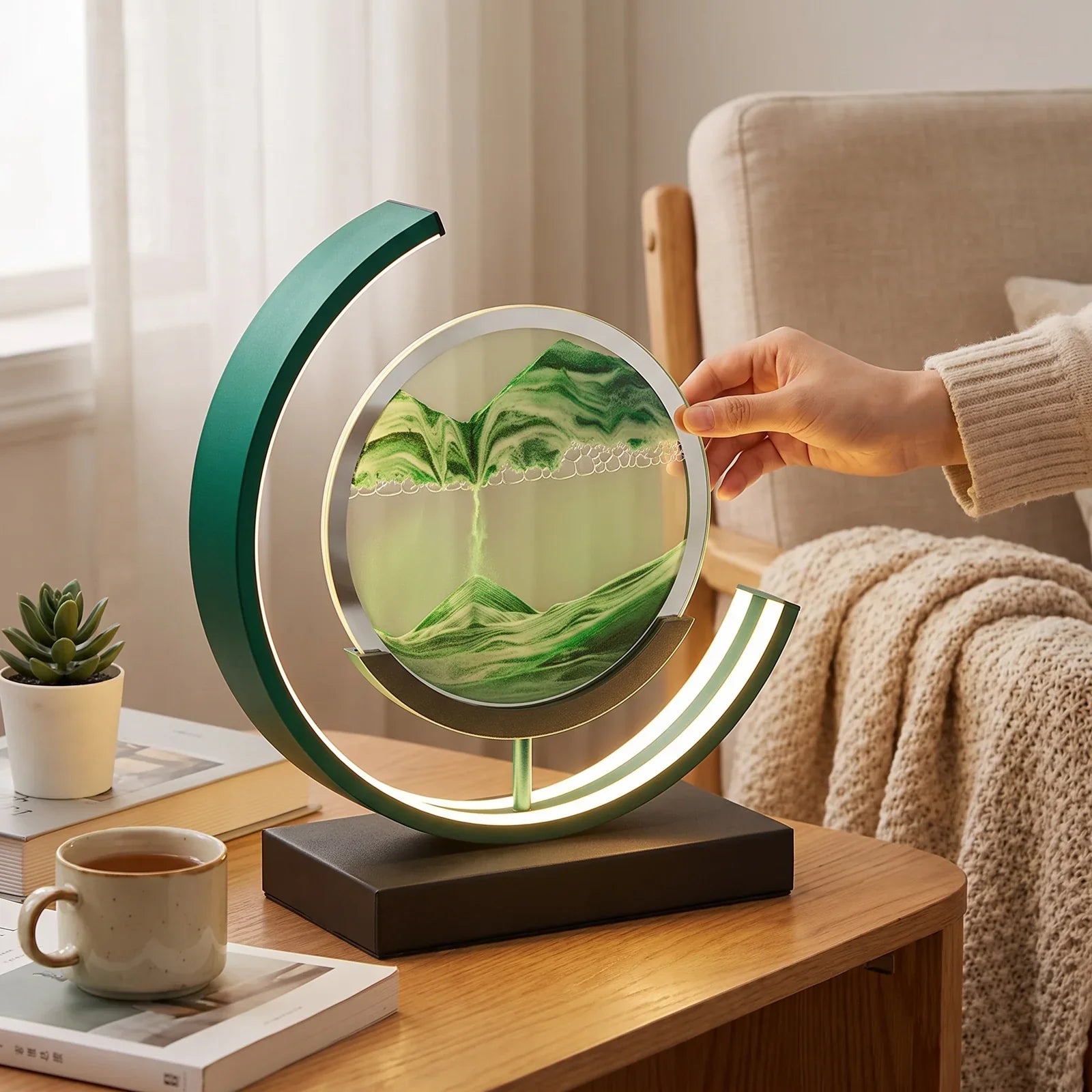 Sandlight Quicksand LED Table Lamp - Sleek, Modern Accent Lighting