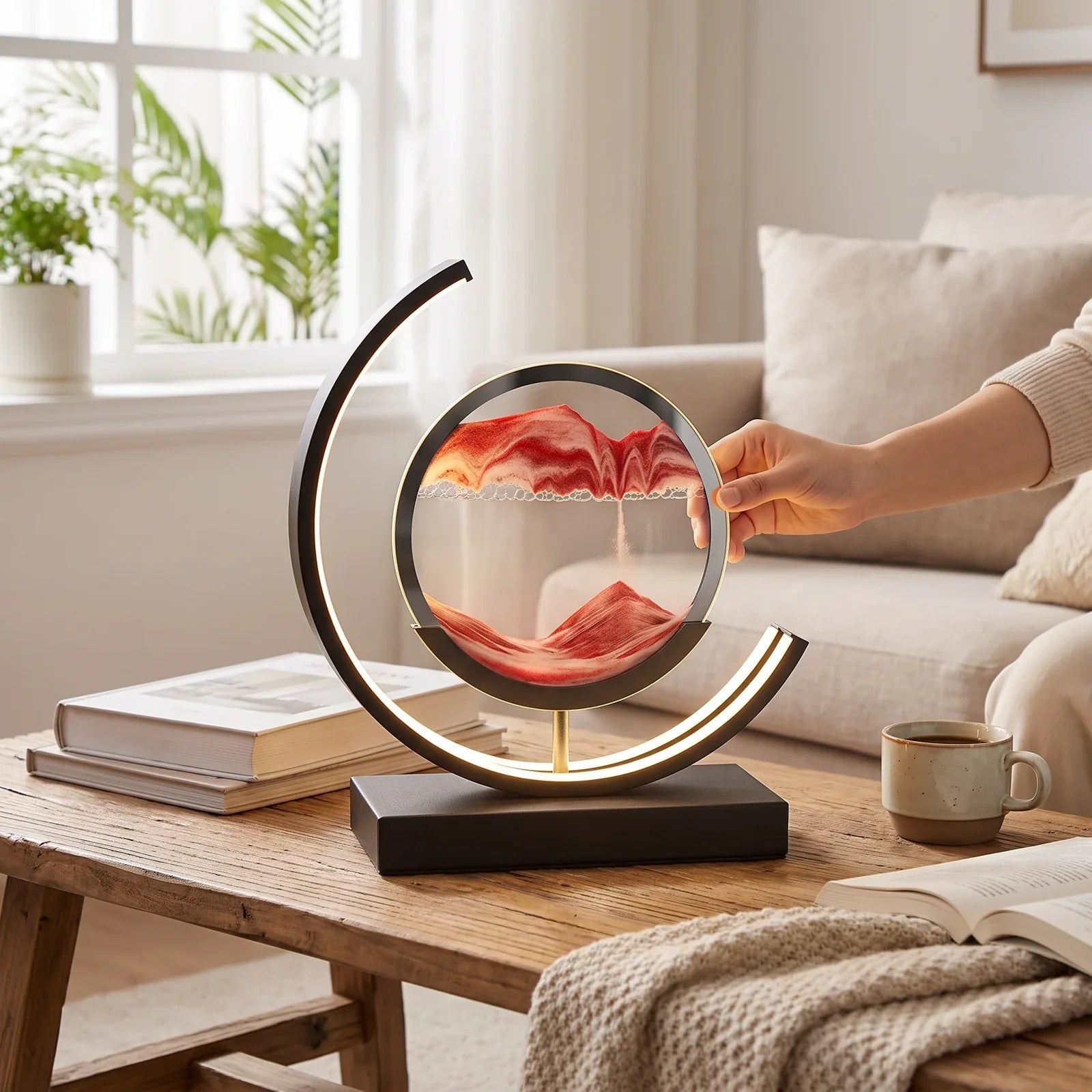 Sandlight Quicksand LED Table Lamp - Sleek, Modern Accent Lighting