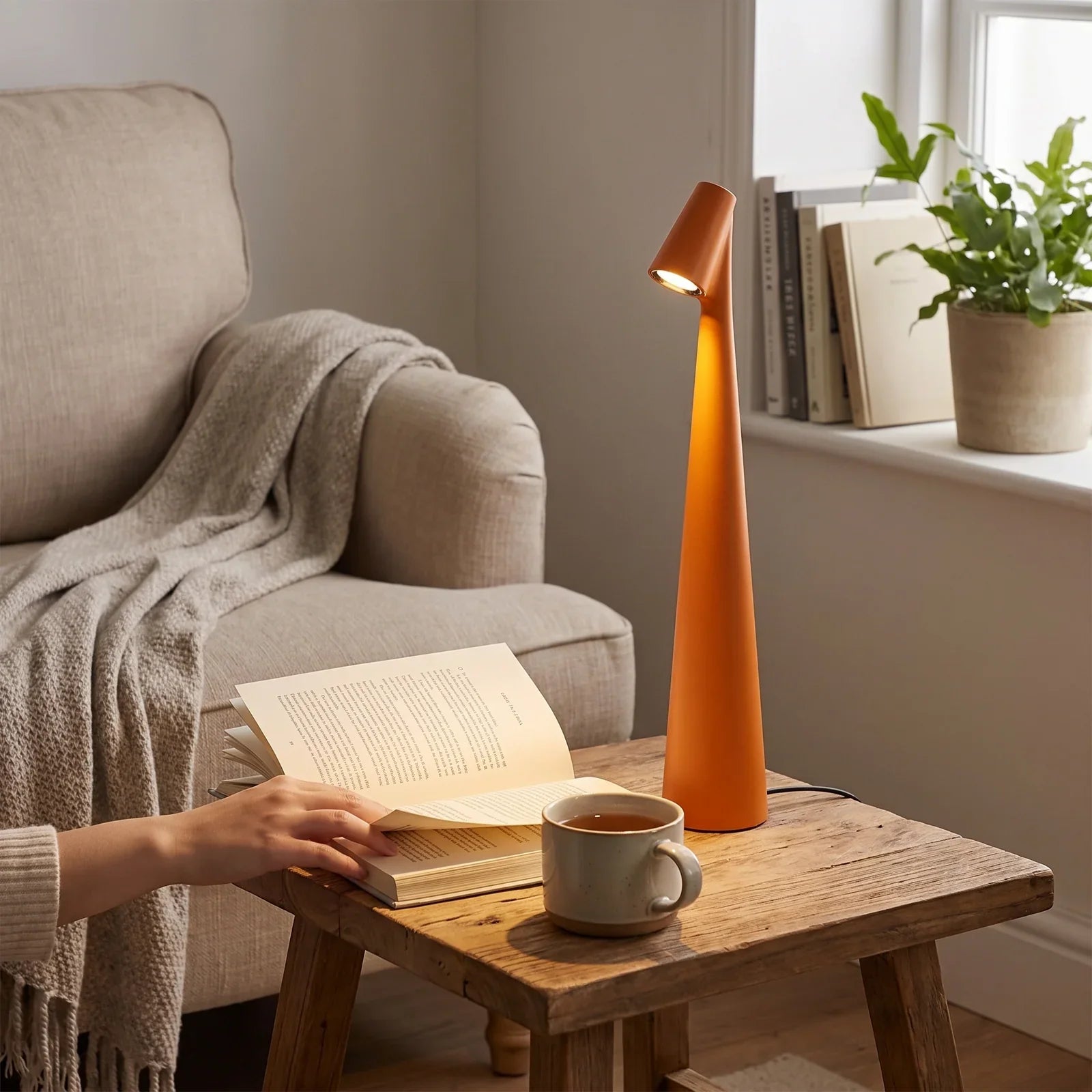Glowora Rechargeable LED Table Lamp – Bright, Portable Desk Lighting