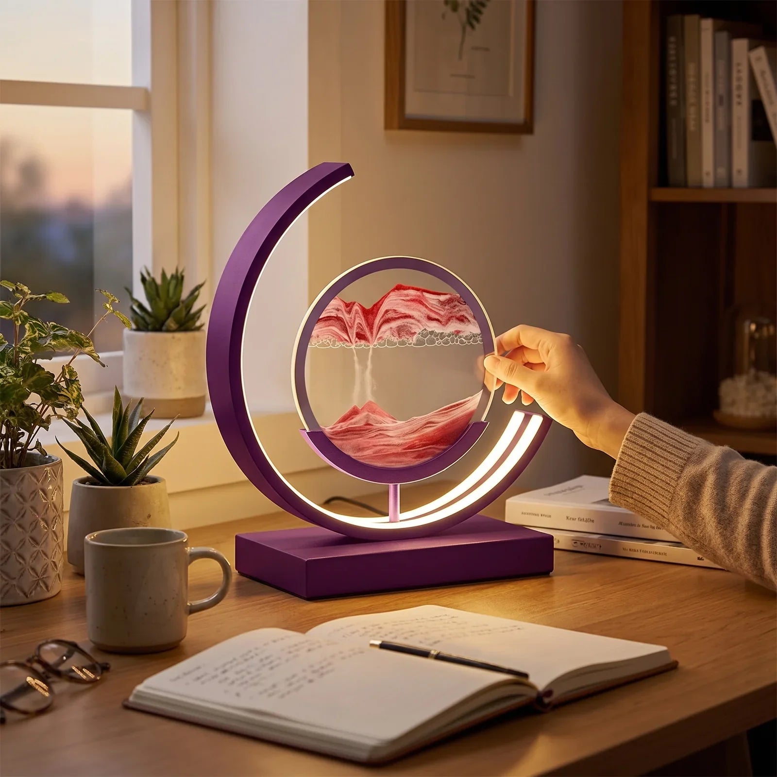 Sandlight Quicksand LED Table Lamp - Sleek, Modern Accent Lighting