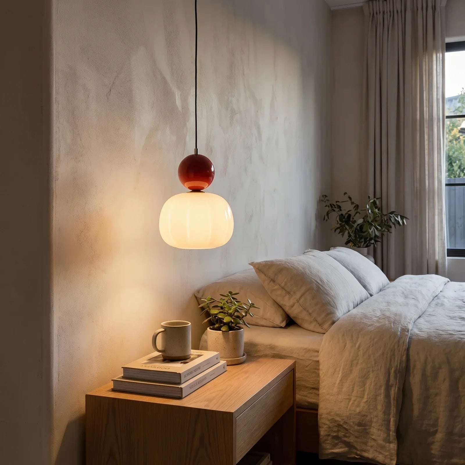 Chic Nordic Pumpkin Pendant Light