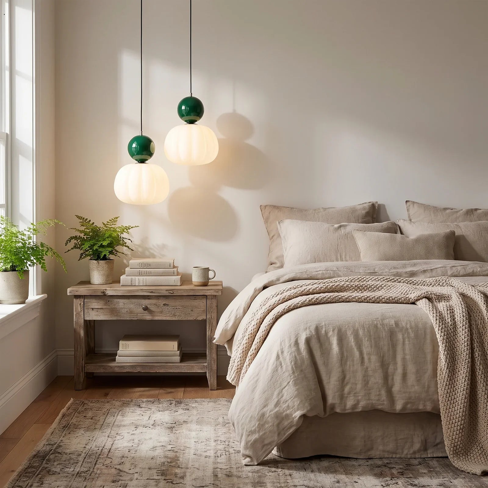 Chic Nordic Pumpkin Pendant Light