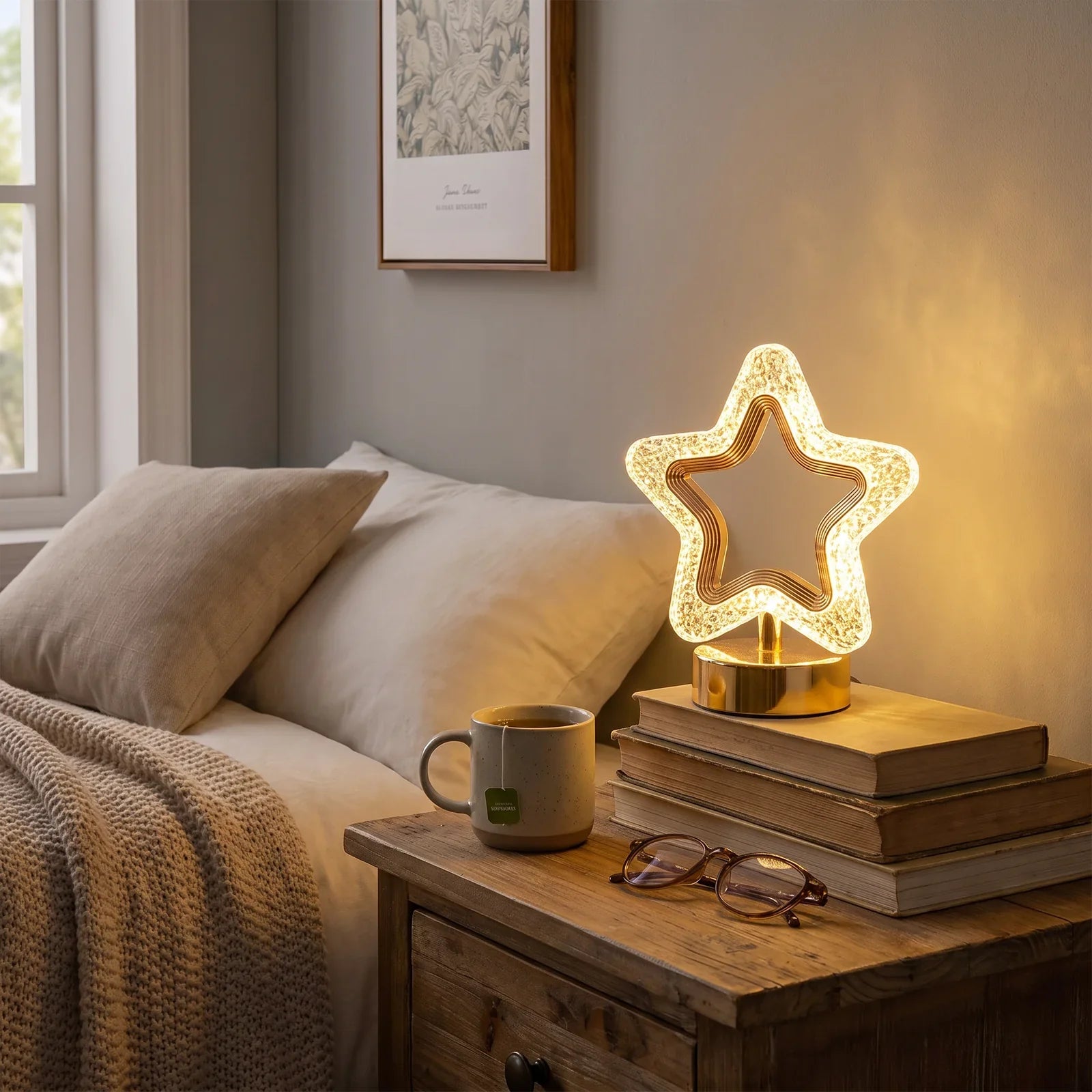 Stellora 3D Crystal Night Light — Mesmerizing Glass-Effect 3D Illusion Lamp