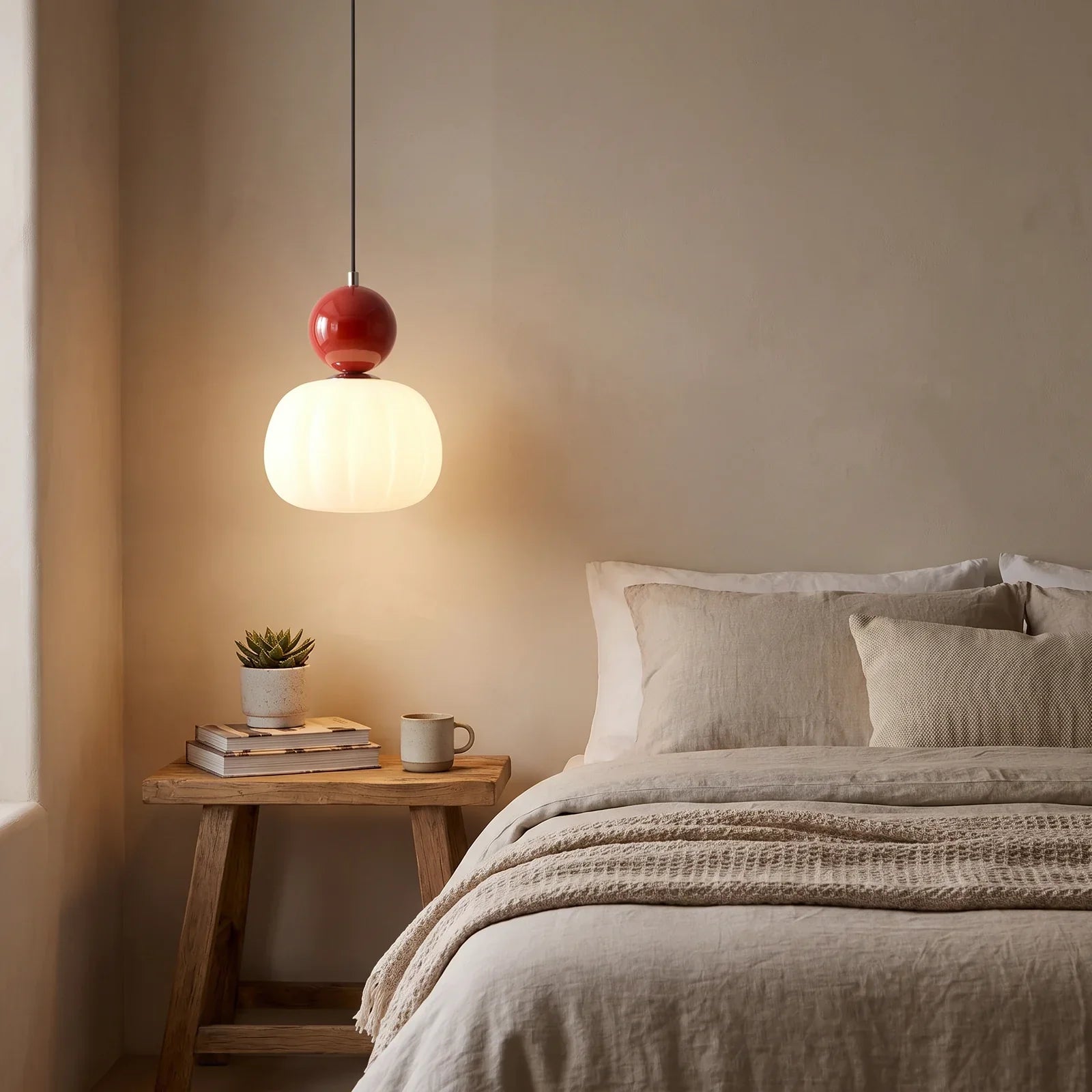 Chic Nordic Pumpkin Pendant Light