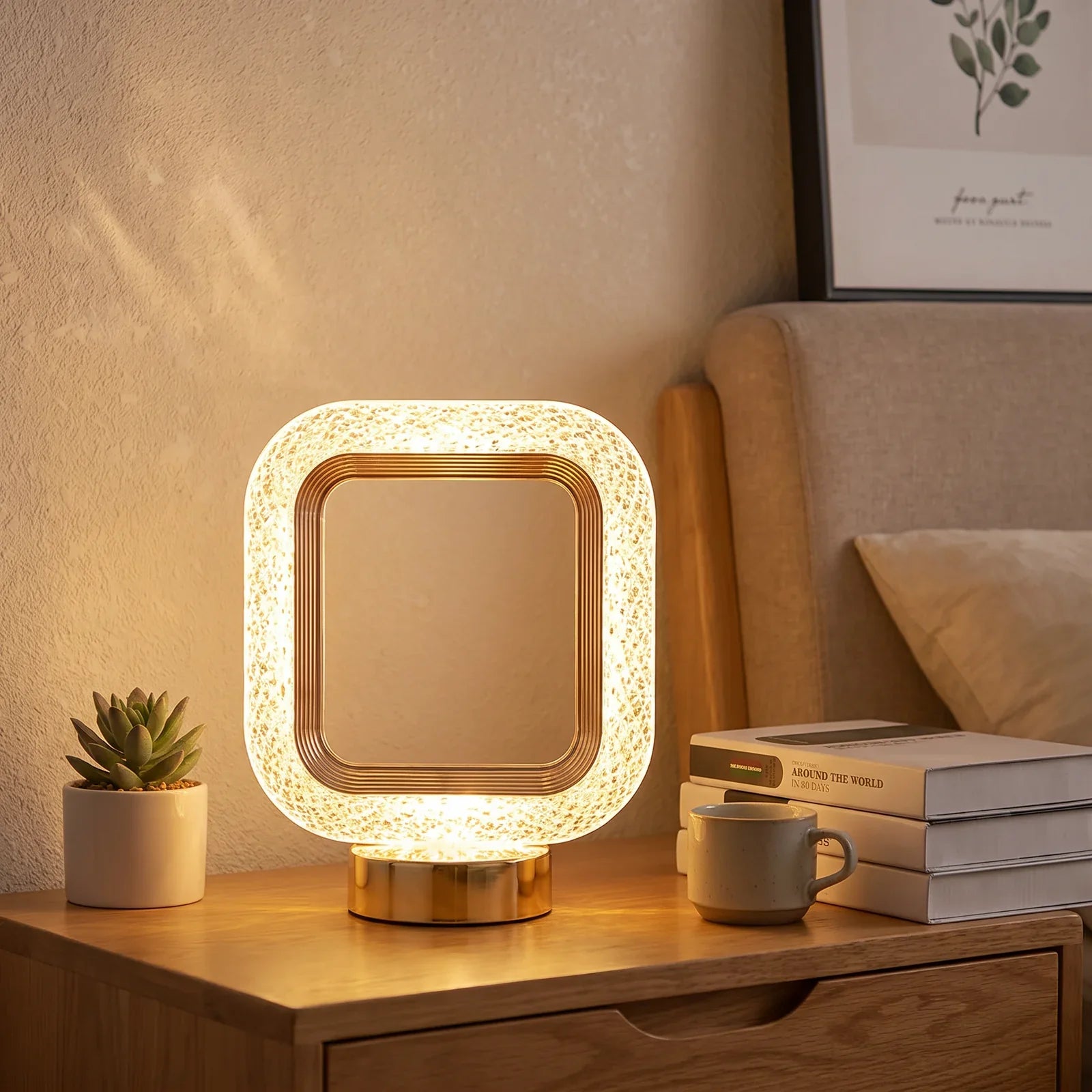 Stellora 3D Crystal Night Light — Mesmerizing Glass-Effect 3D Illusion Lamp