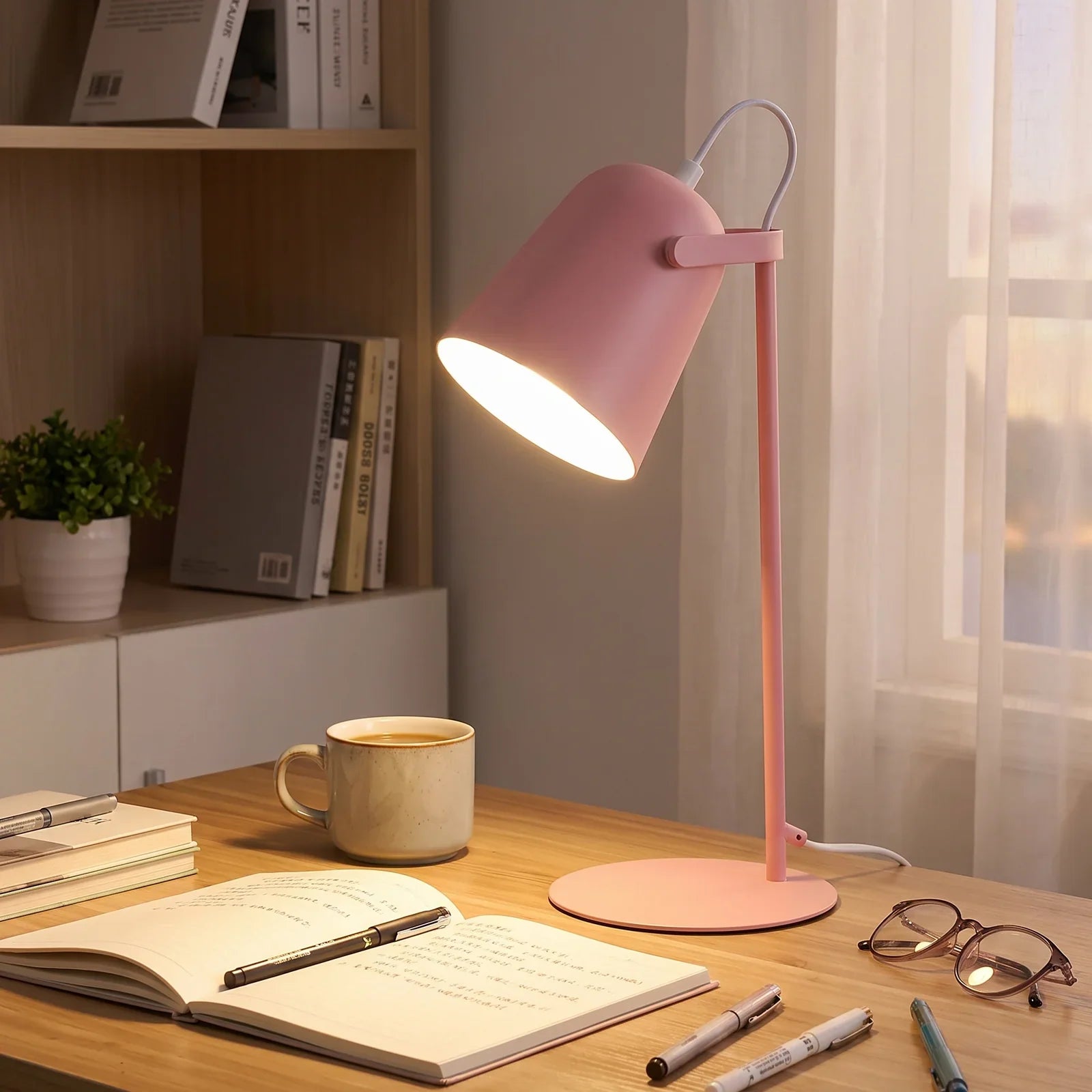 Nordic Metal LED Desk Lamp - Sleek, Energy-Efficient Task Lighting
