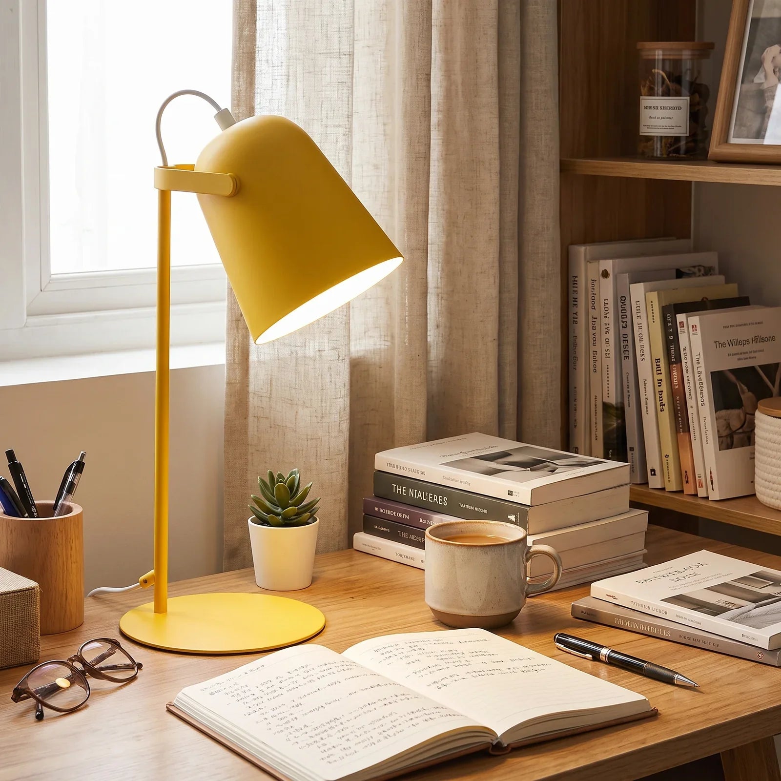 Nordic Metal LED Desk Lamp - Sleek, Energy-Efficient Task Lighting