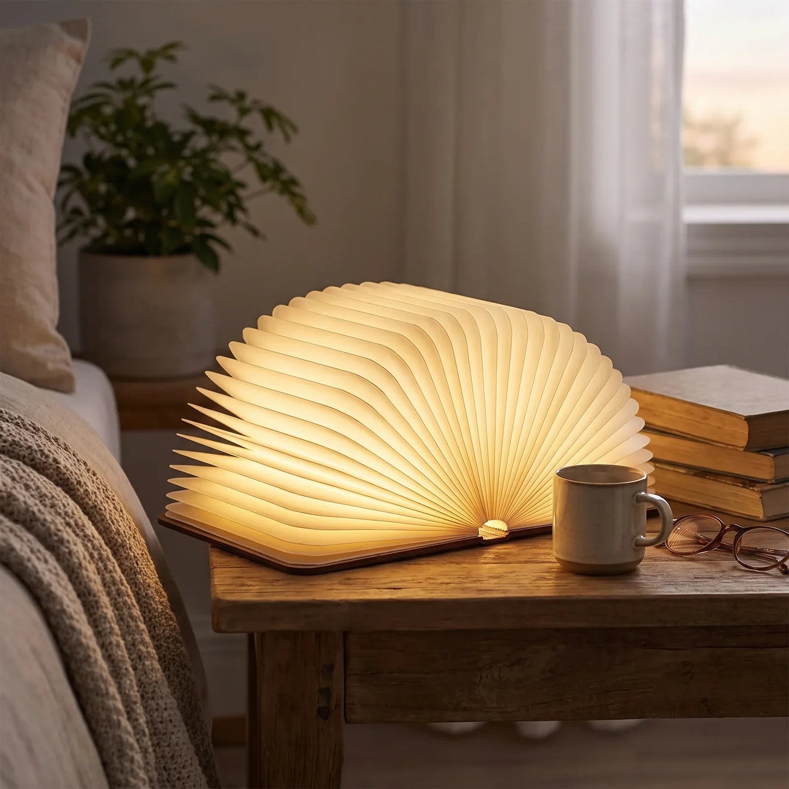 Lumibook Foldable Table Lamp - Compact, Portable Desk Light for Any Workspace