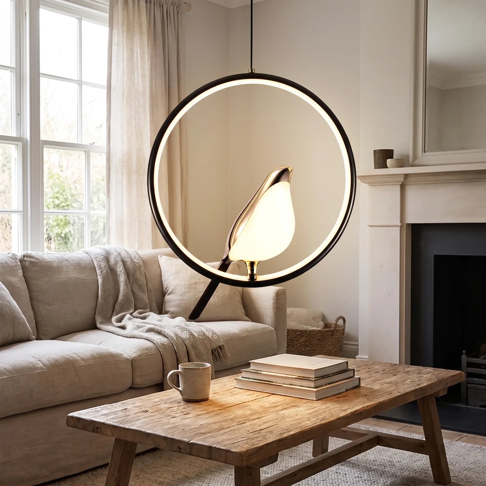 Magpie Pendant Light - Sleek, Bird-Inspired Ceiling Fixture for Modern Homes