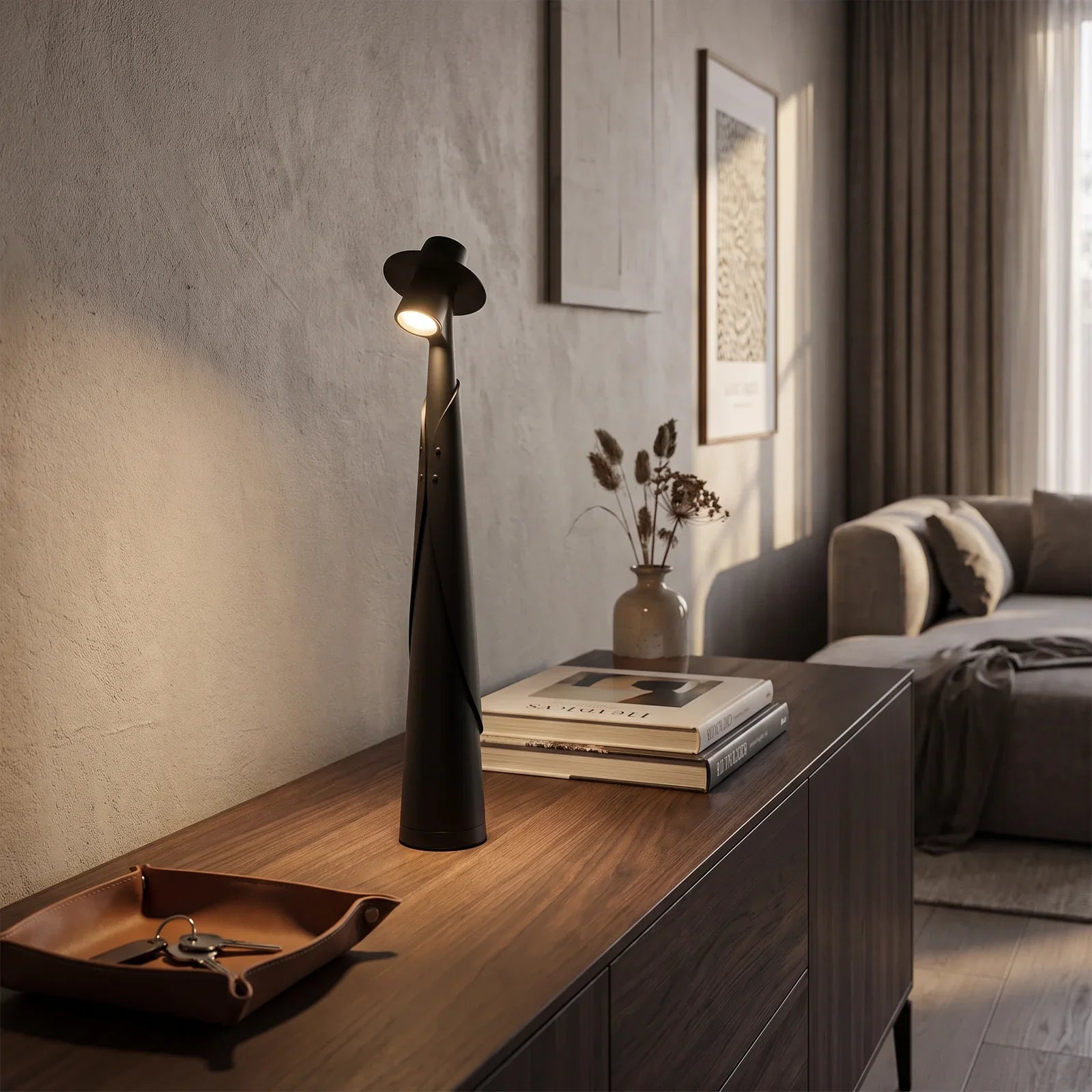 Rechargeable LED Hat-Style Desk Lamp