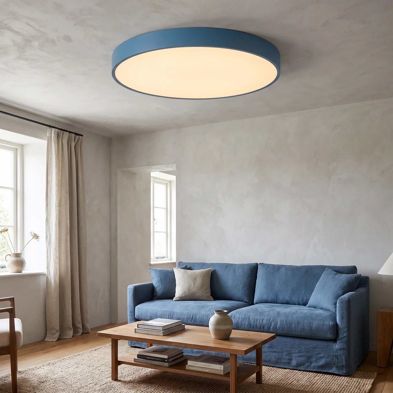 Nordic-Style Wooden LED Ceiling Light