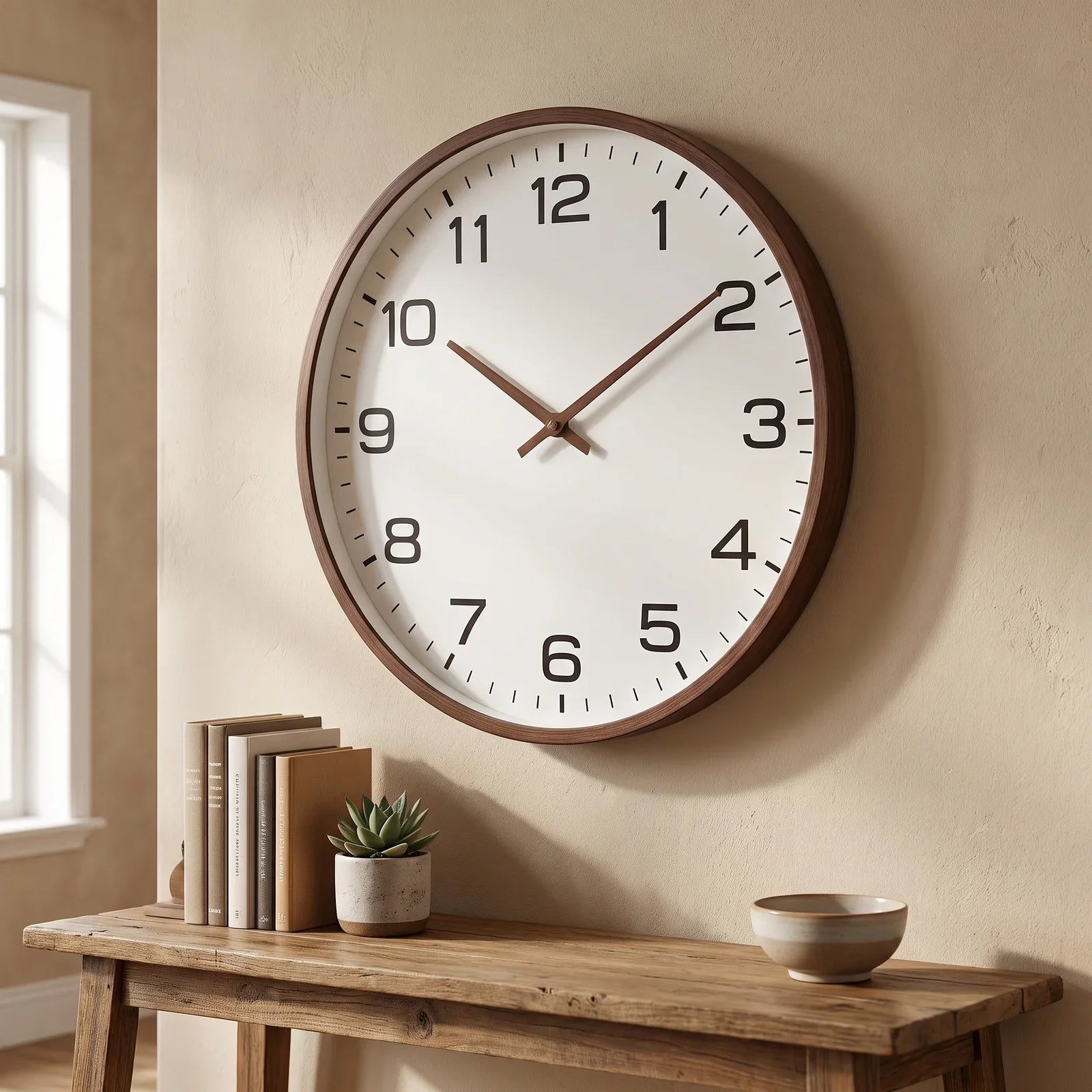 Nordic Wall Clock – Sleek Minimalist Timepiece for Modern Homes