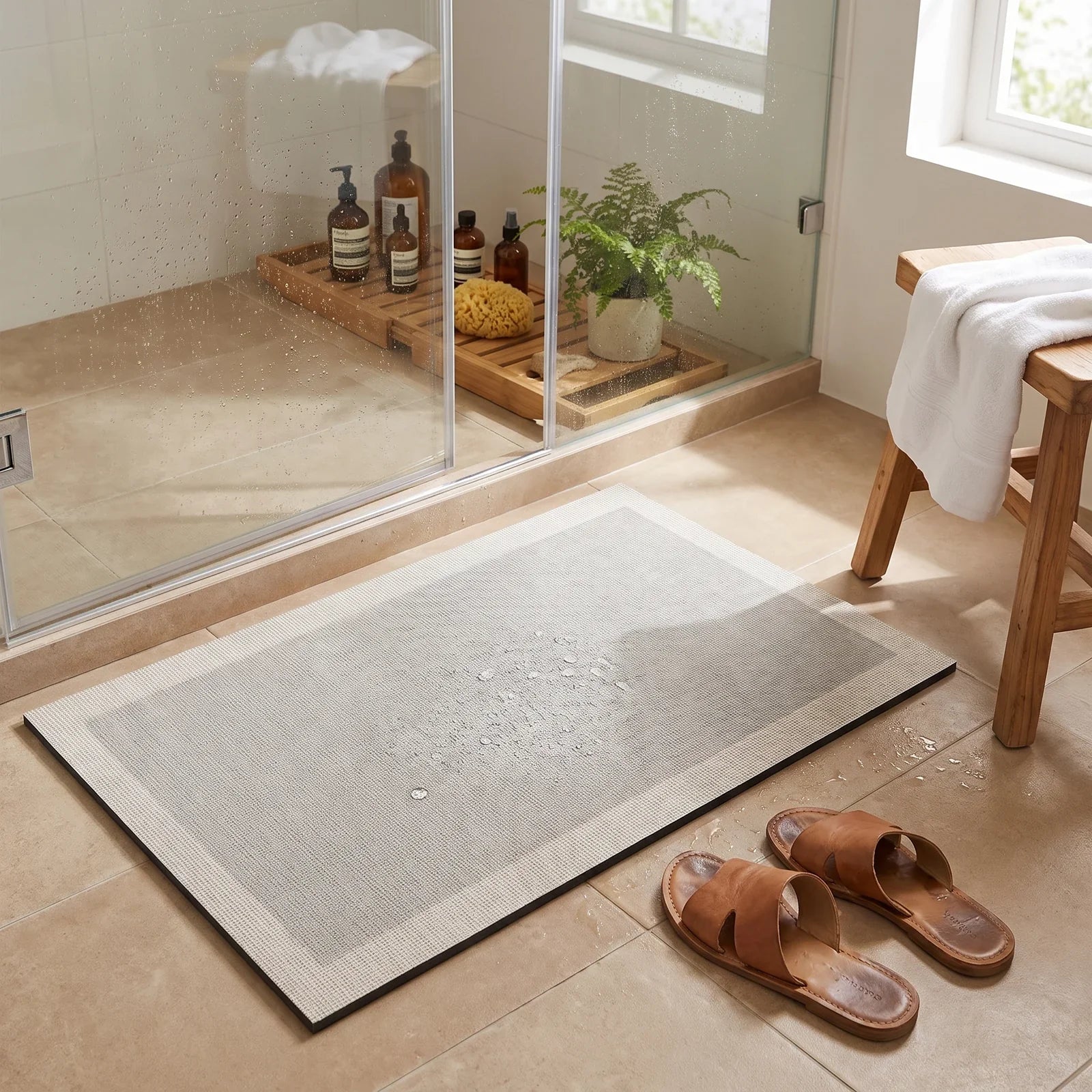 Ultra-Absorbent Bath Mat for Quick-Dry Comfort