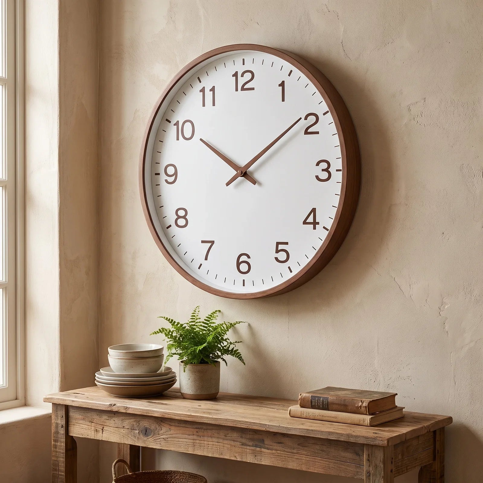 Nordic Wall Clock – Sleek Minimalist Timepiece for Modern Homes