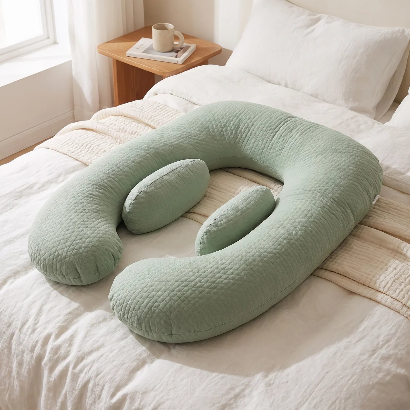 Ergonomic Adjustable Pregnancy Pillow for Ultimate Comfort and Support