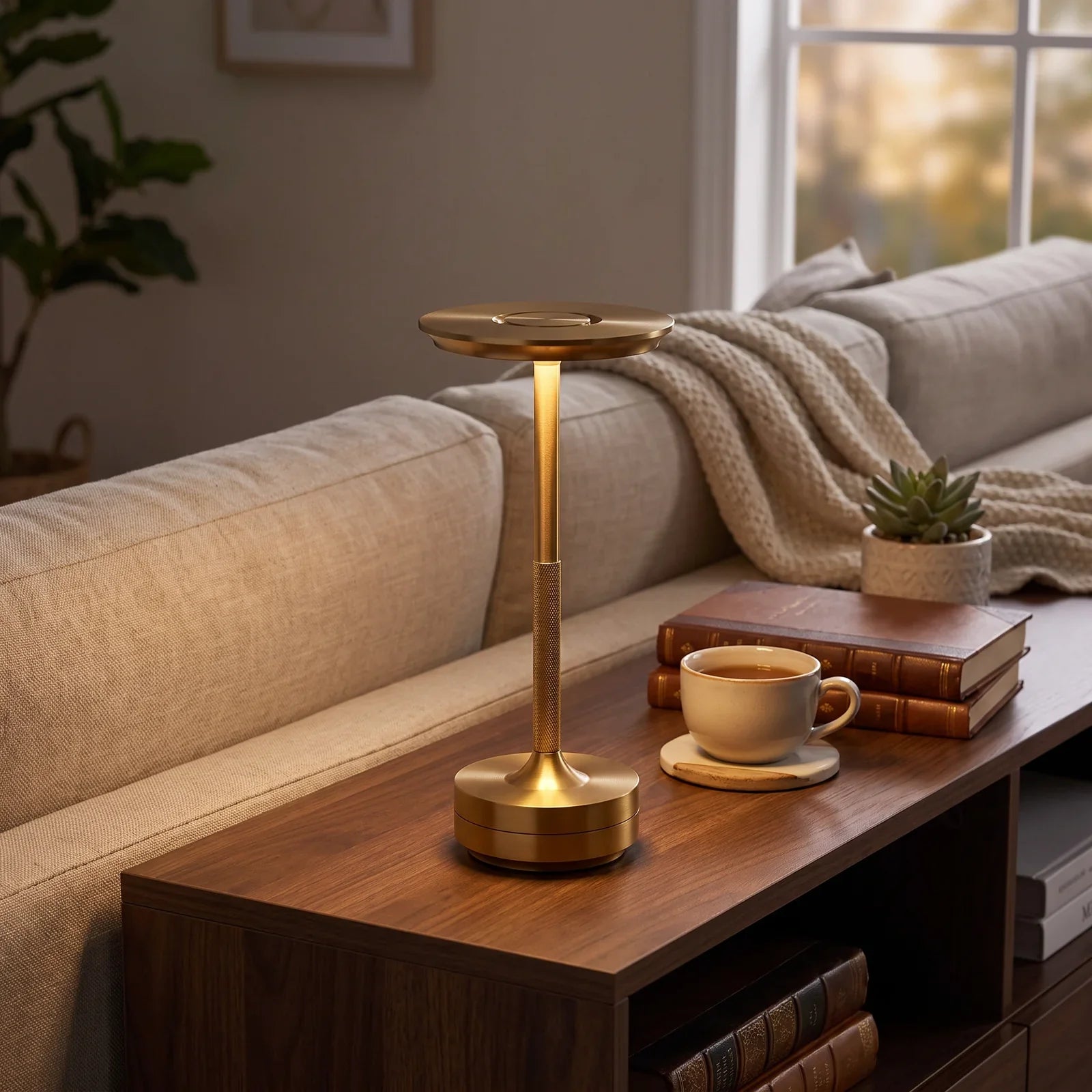 Rechargeable Touch-Activated Desk Lamp