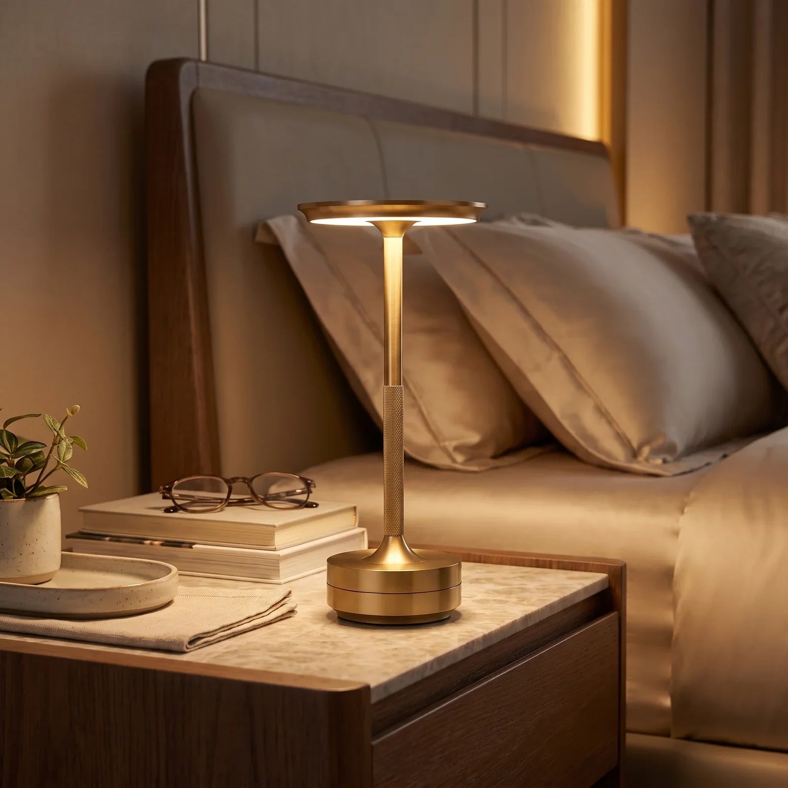 Rechargeable Touch-Activated Desk Lamp