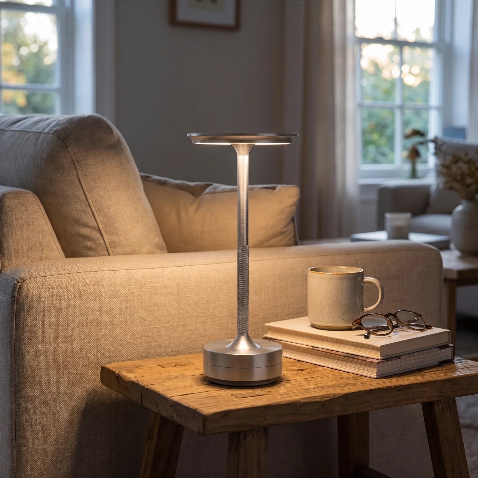 Rechargeable Touch-Activated Desk Lamp