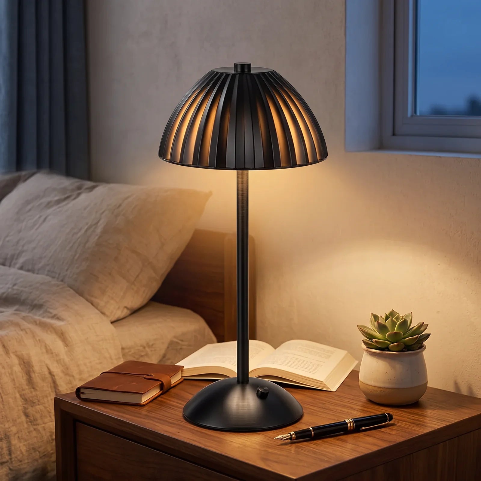 Golden Touch Table Lamp – Stylish, Touch-Activated Lighting for Any Space
