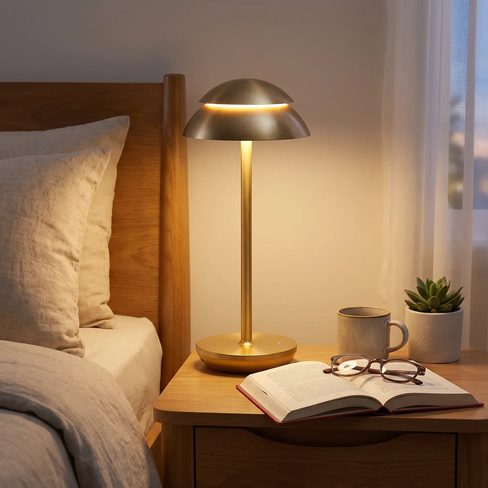 PowerLuxe Cordless Rechargeable Table Lamp