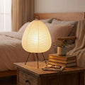 Japanese Rice Paper Table Lamp with Soft Ambient Glow